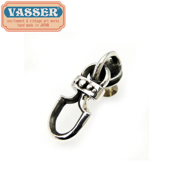 定め事取りまわし店 VASSER（バッサー） STATELY DROP HANDLE SILVER W/CHICAGO SCREW(ステイトリードロップハンドル しろがね色 風の強い町推進器 )