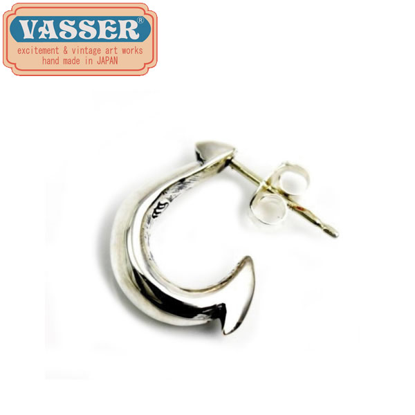 正規取扱店 VASSER（バッサー） Vass Hook Pierce Silver(バスフックピアスシルバー)