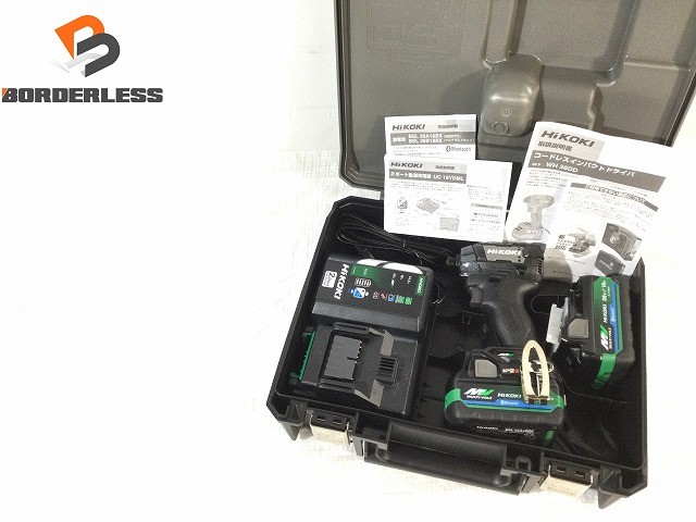 ☆未当て嵌める品☆ HIKOKI ハイコーキ 36V 差しひびき１番ウッド WH36DD(2XHBSZ) 黒/ストロングブラック Bluetooth相応う フルセット127128 DIY・工具-穴あけ・締付工具