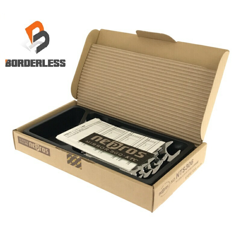 ☆未当てはめる品☆nepros ネプロス アングルヘッドスパナセット NTS306 6本組 京都機械工具 KTC129476