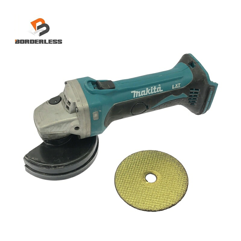 【楽天市場】☆中古品☆makita マキタ 18V 100mm 充電式ディスクグラインダー GA402D 本体のみ コードレス ディスク ...