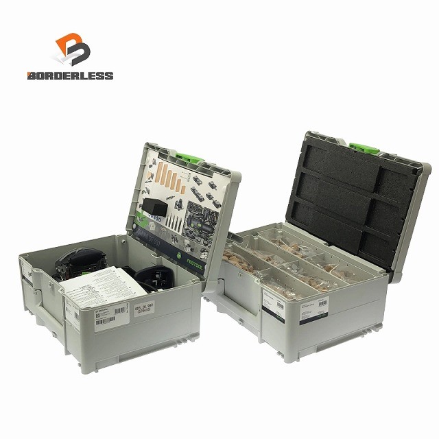☆未当て嵌める品☆FESTOOL 全能合わせ目取り合わせ DOMINO ドミノ DF500 Q-Plus 合わせ目切り手 システナーセット付き添い人126289