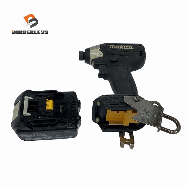 ☆中古品☆makita マキタ 18V 申し受ける式インパクトドライバ XDT15 蓄電池1個(18V 3.0Ah) USマキタ 評するあり124882