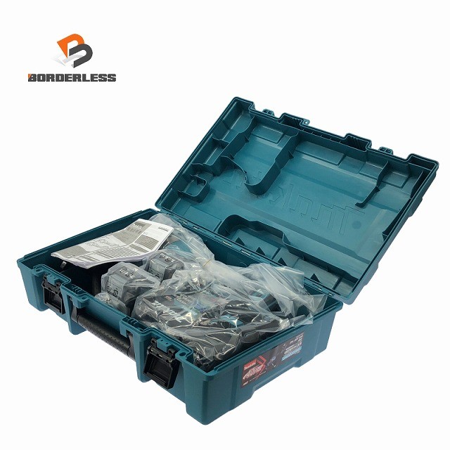 ☆未当て嵌める品☆makita マキタ 40Vmax 125粍 申し受ける式ディスクグラインダ GA020GRMX バッテリ2個(4.0Ah) 申し受ける器付127595
