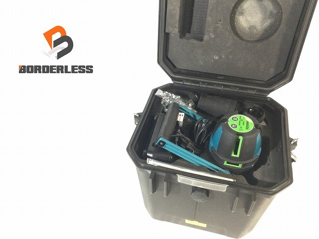 ☆比較的好いたらしい☆makita マキタ 10.8V 申し受ける式屋内・露天兼用追掛ける墨出し器 SK506GDN 受光器 申し受ける器 容れもの 緑であることレーザ墨出し器125376