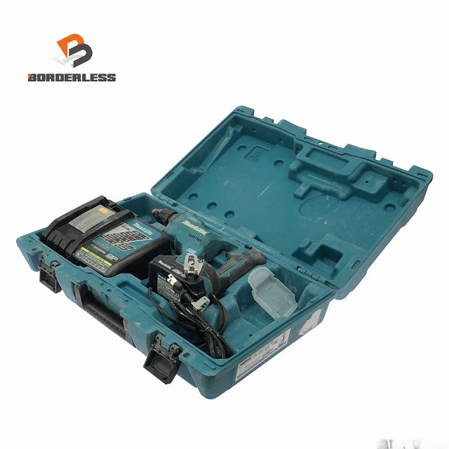 ☆中古品※コメント必読☆makita マキタ 18V 充電式スクリュードライバ FS454D バッテリ1個(2.0Ah)充電器付 ボード用ドライバー128229|ボーダレス 店