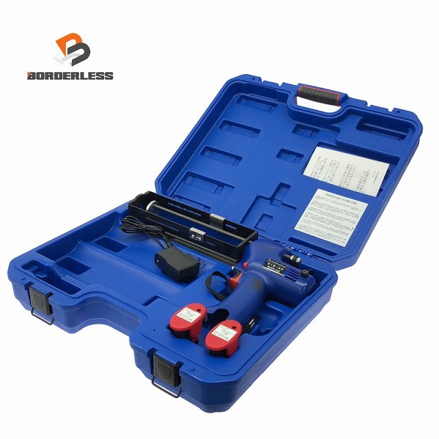 ☆美品☆IKK DIAMOND 7.4V コードレスディスペンサー DIS-XC 乾電池2個 申し受ける器付き添い人 電動物の具 エポキシガン128285