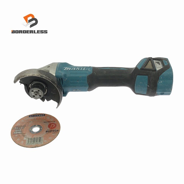 ☆中古品☆makita マキタ 18V 100粍 申し受ける式ディスクグラインダ GA412D 本体のみ128622