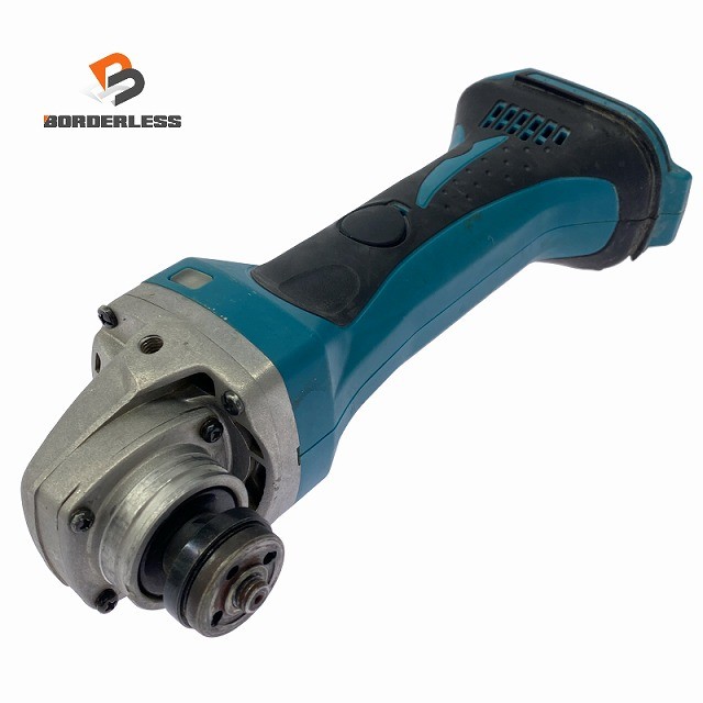 ☆中古品☆makita マキタ 14.4V 100粍 申し受ける式レコード盤粉砕機 GA400D 本体のみ コードレス ディスクサンダー みがき上げる機128641