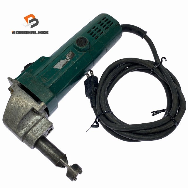 ☆中古品☆HITACHI 日立工機 100V 1.6粍 折板二ブラジャー 本体のみ 切りはなす 窓抜き129121