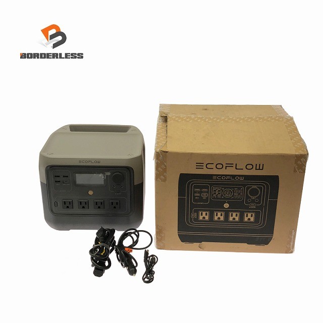 ☆極美品☆EcoFlow エコ流出 携帯型ワット数 RIVER 2 Pro ZMR620-B-JP 嘱する品付 768Wh 800W アウトドア 難民キャンプ 防災129139