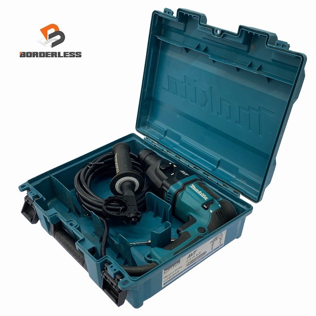 ☆中古品☆makita マキタ 100V 18粍 ハンマドリル HR1841F 容れもの付 SDS足し加える 吊りひも式 金鎚せん孔機 穴あけ 打ち抜く129228