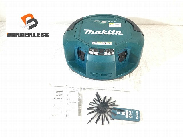 ☆美品☆makita マキタ 18V 申し受ける式自動人形洗浄剤 RC200DZ 本体のみ 御役目用洗浄剤 ルンバ 掃き出す129483