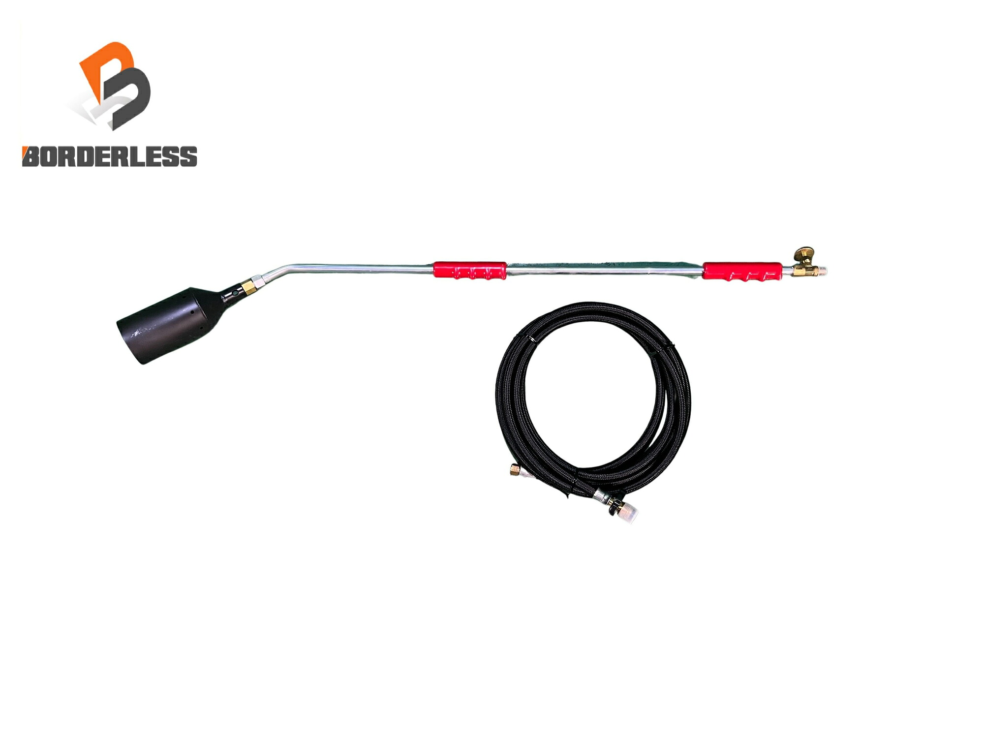 ☆未使用保管品☆HANTA ハンタ プロパンバーナー YOKOHAMA 5ｍガスホース LPG M-6K S24E 金属加工 加熱129520｜ボーダレス　店