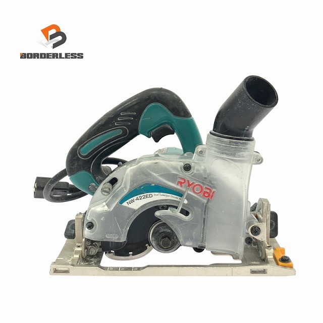 ☆中古品☆RYOBI リョービ 125粍 陰電子集じん丸ノコ NW-422ED 遊撃手吊りひも 集塵 丸のこ 丸鋸 マルノコ 切りはなす機 切り手128784