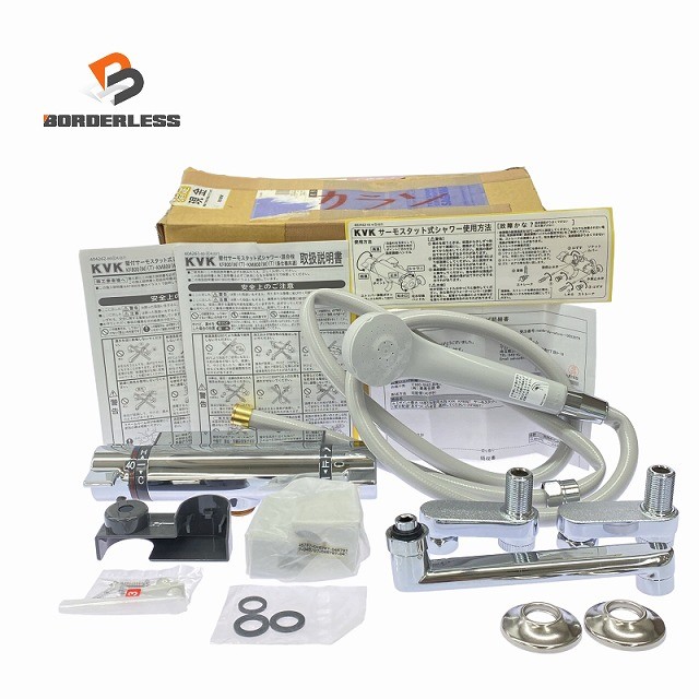 ☆未当て嵌める品☆KVK 壁付サーモスタット式シャワー KF800T 風呂場用水栓 風呂用 水栓金具 シャワバス シャワー二階建てバス 住み処とり備える 水脈129992