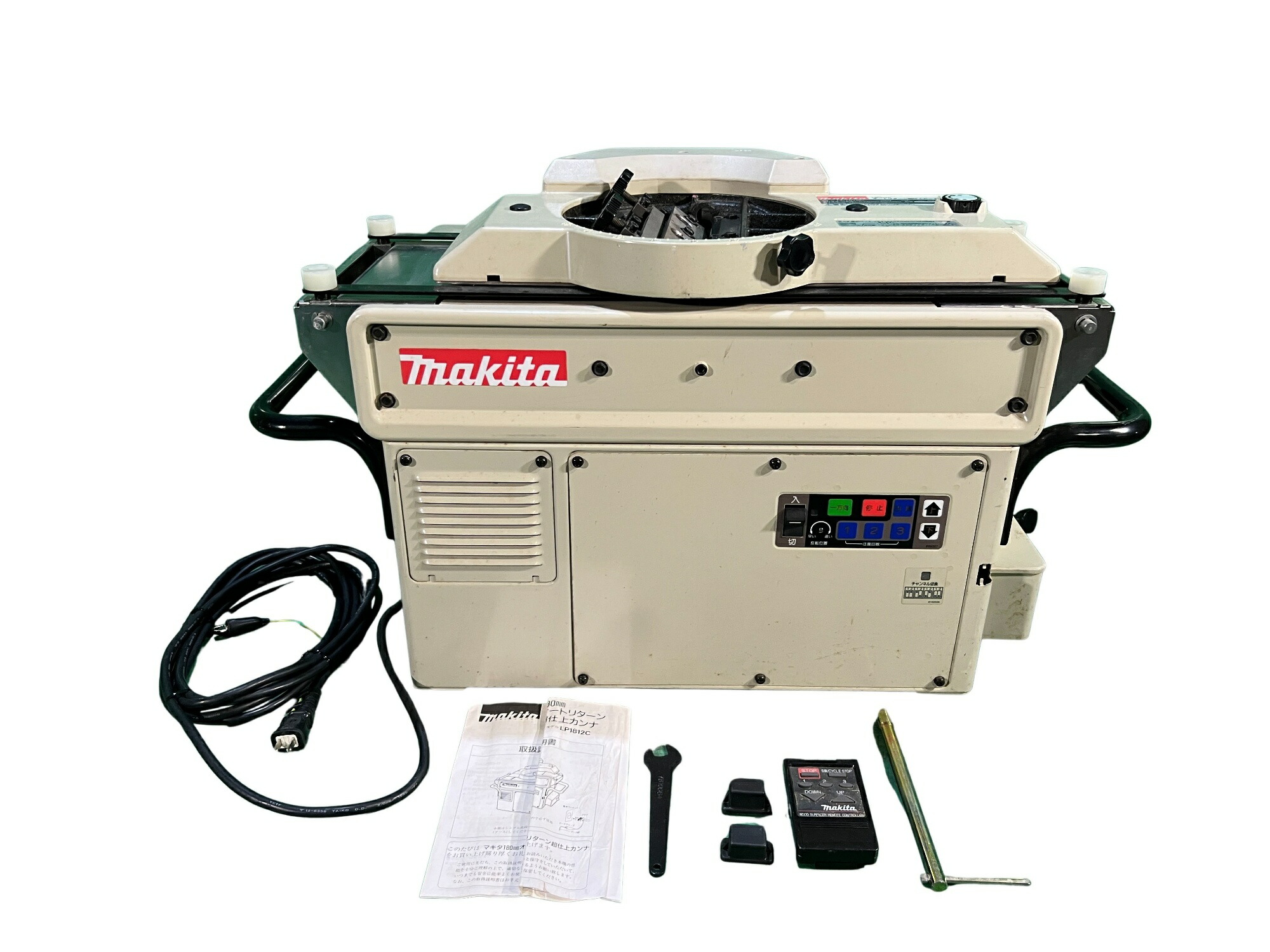 ☆中古品☆makita マキタ 100V 180粍 オート引き返し超入眼カンナ LP1812C 用材産業 仕上かんな128499