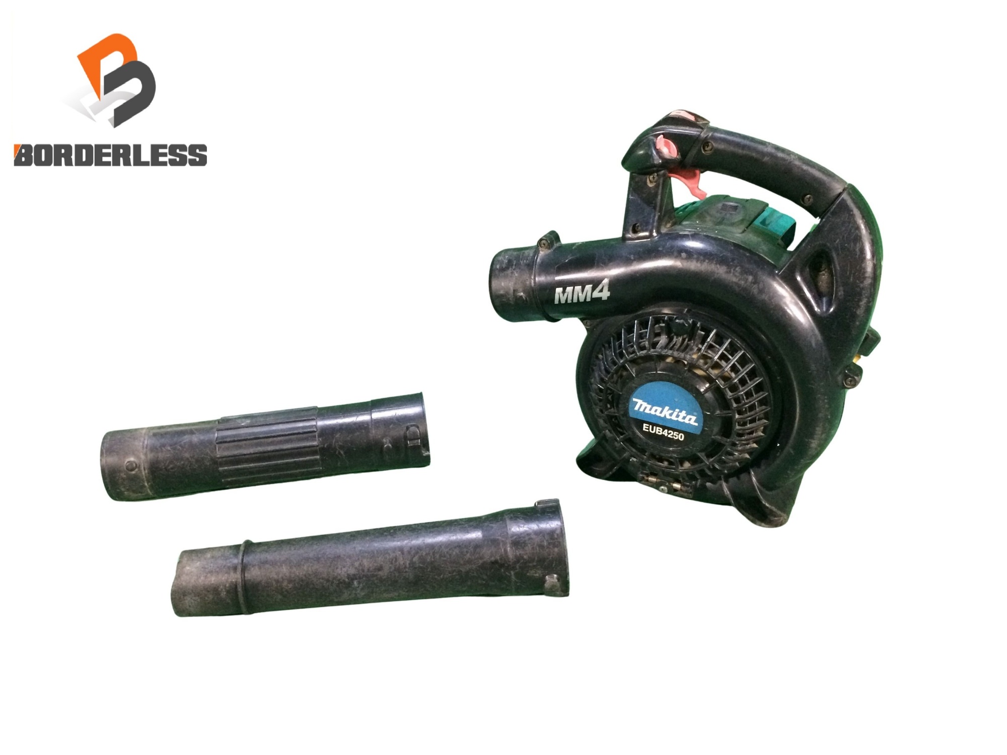 ☆中古品☆makita マキタ エンジンブロワ集じん機 EUB4250 ノズル付 エンジン式 ブロワー集じん機 送風機 集塵機 造園130528|ボーダレス 店