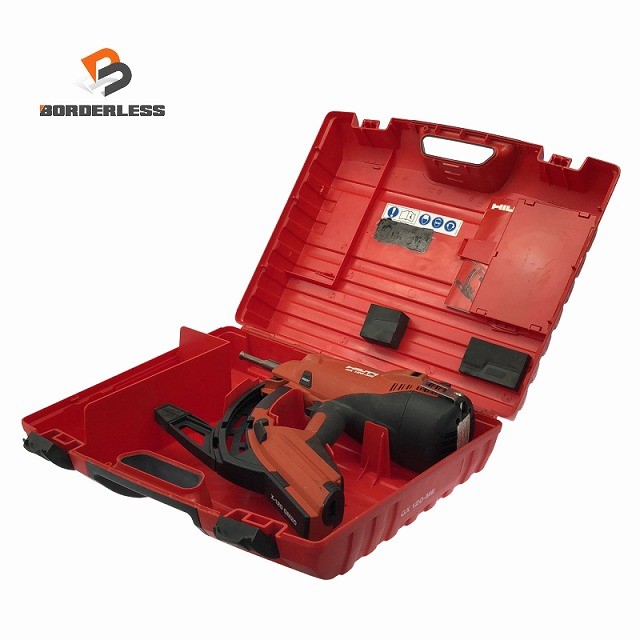 ☆中古品☆HILTI ヒルティ ガス式鋲打機 GX120-ME ケース付き ガス式鋲打ち機 ガスネイラー ガス銃130823｜ボーダレス　店 16,133円
