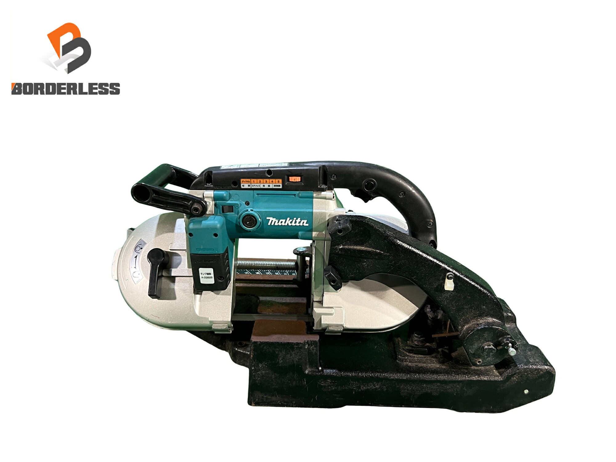 ☆中古品☆makita マキタ 100V ポータブルバンドソー 2107FW スタンド付 コード式 帯鋸切断機 鉄工用 パイプ切断機131491｜ボーダレス　店 36,725円