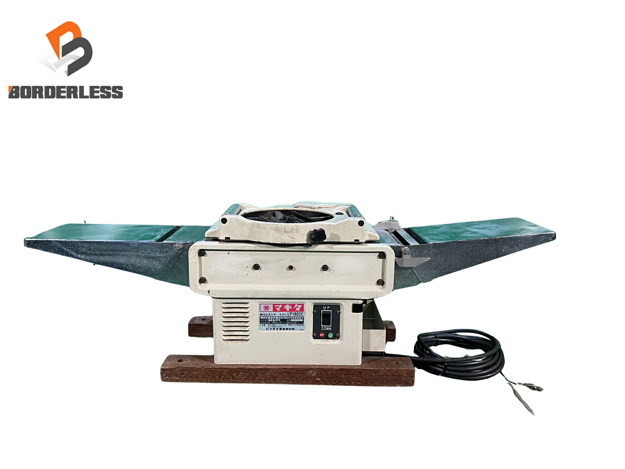 ☆中古品☆makita マキタ 100V 180mm 超仕上カンナ LP1802C 替刃 パーツ付き 超仕上かんな 超仕上げ 木工 電動工具130939|ボーダレス 店