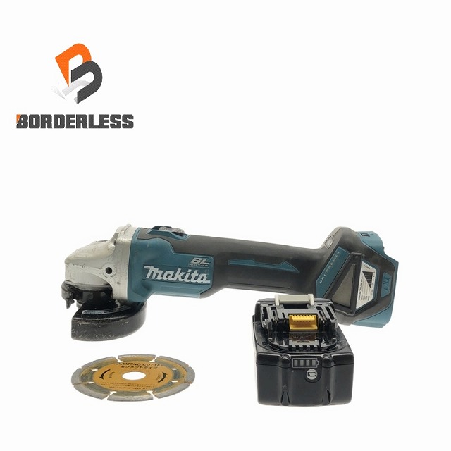 楽天市場】☆美品☆ makita マキタ 18V 充電式ディスクグラインダ GA412D バッテリー(18V 6.0Ah)付き 電動工具 :  ボーダレス 楽天市場店