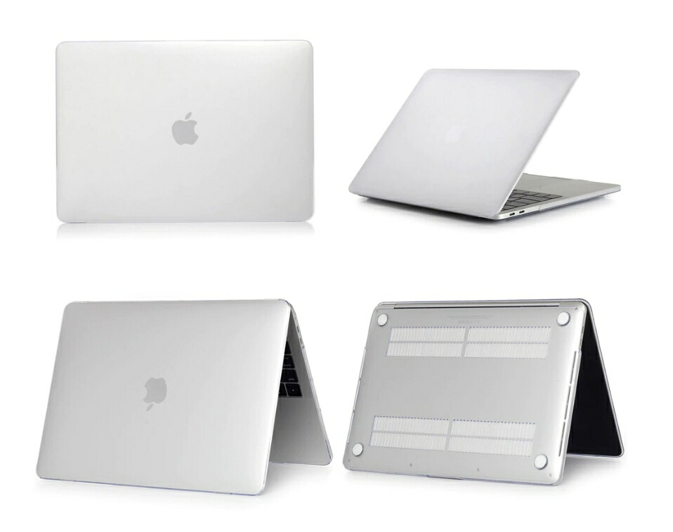 MacBookPro13インチカバ−ケースTouchBar搭載/非搭載モデルマットタイプハードシェル透明クリア黒ブラック
