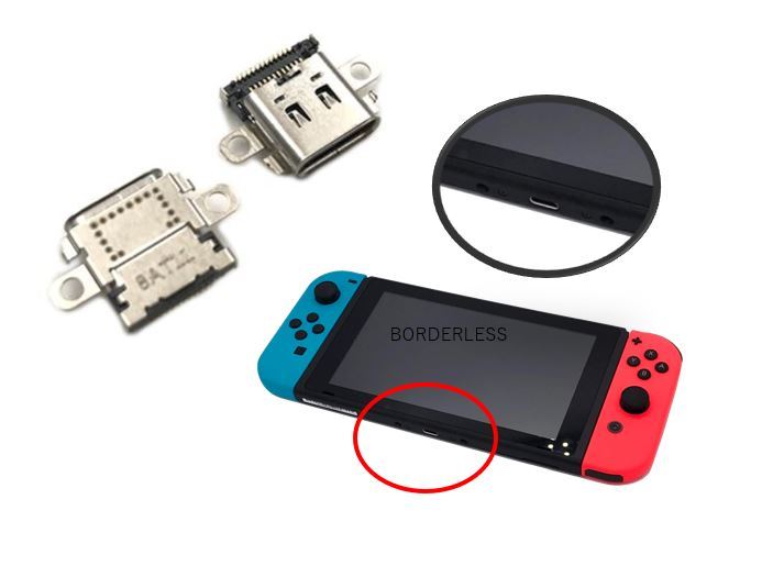 【楽天市場】ニンテンドースイッチ Nintendo switch 本体 USB-C 充電ポート 端子 交換用 パーツのみ【送料無料】修理用部品