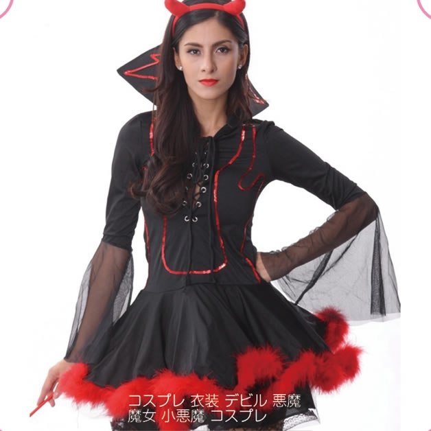 サキュバス　小悪魔　コスプレ衣装 513s9ntQOnL._SY350_QL65_.jpg