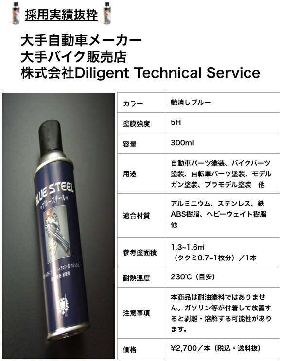 エアロ塗装 に最適 とにかく剥がれない艶消しブルー塗料 自動車塗装を超える塗膜強度 徳用4本セット スプレー 塗料 ホイール エアロ Devils Bsp Fr