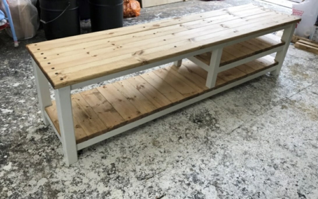 職人手作り 一点物 天然木 無垢材 ハンドメイド テレビボード TVボード 