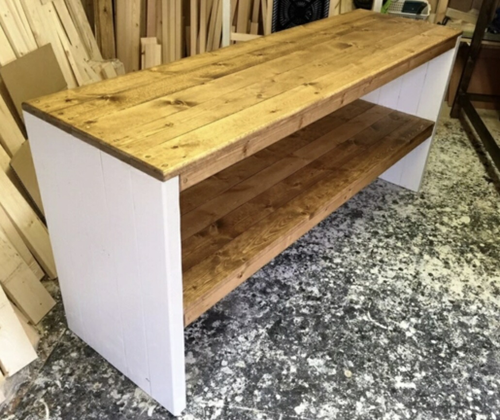 楽天市場】天然木 キッチンカウンター レジカウンター カフェ