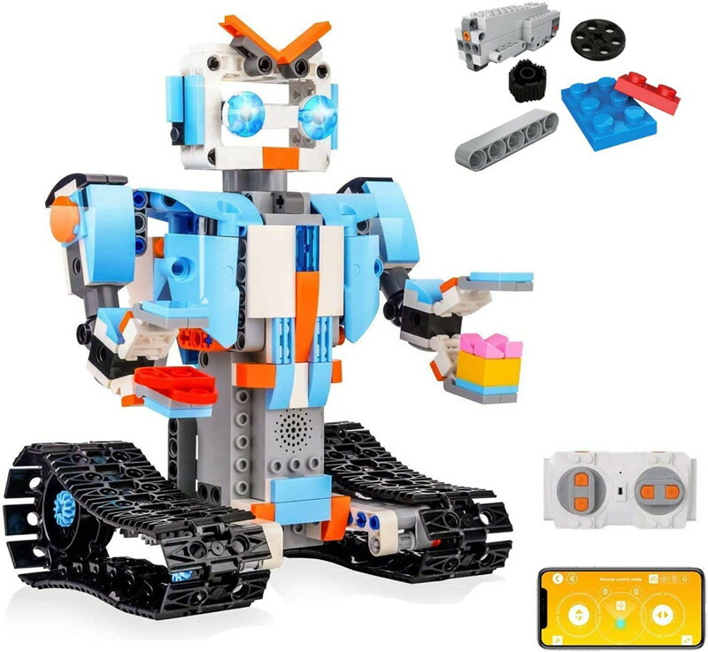 ROBOT School 知育玩具セット Amazon.co.jp: 組み立て ブロック おもちゃ 知育玩具 積み木 USB