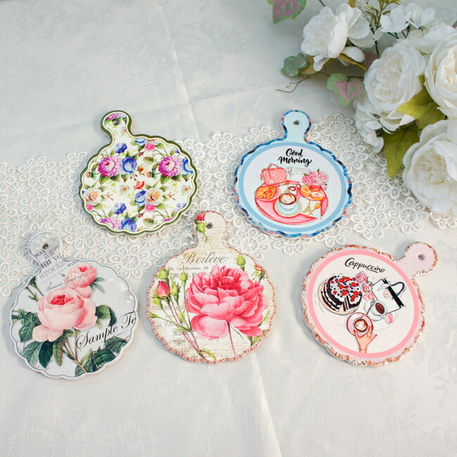 楽天市場】鍋敷き ローズ バラ パンマット 陶器 華やか おしゃれ