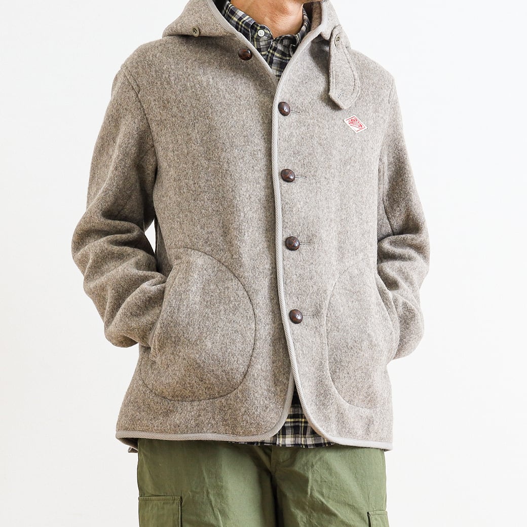 【楽天市場】ダントン DANTONウールモッサフード付きシングルジャケットWOOL MOSSER SINGLE HOOD JACKETJD