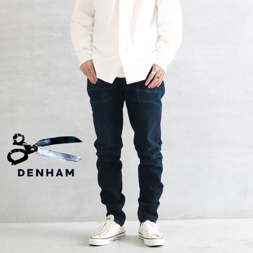 DENHAM ダークブルー ストレートデニム 楽天市場】デンハム DENHAM レイザー RAZOR ジーンズ ダーク