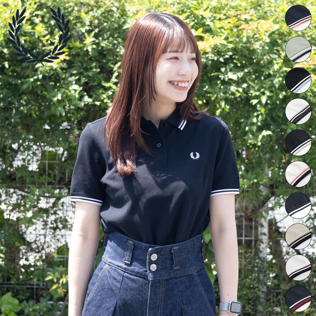 FRED PERRY フレッドペリー ザフレッドペリーシャツ レディース トップス ポロ 半袖 10大きさ WHITE OATMEAL BLACK ECRU NAVY