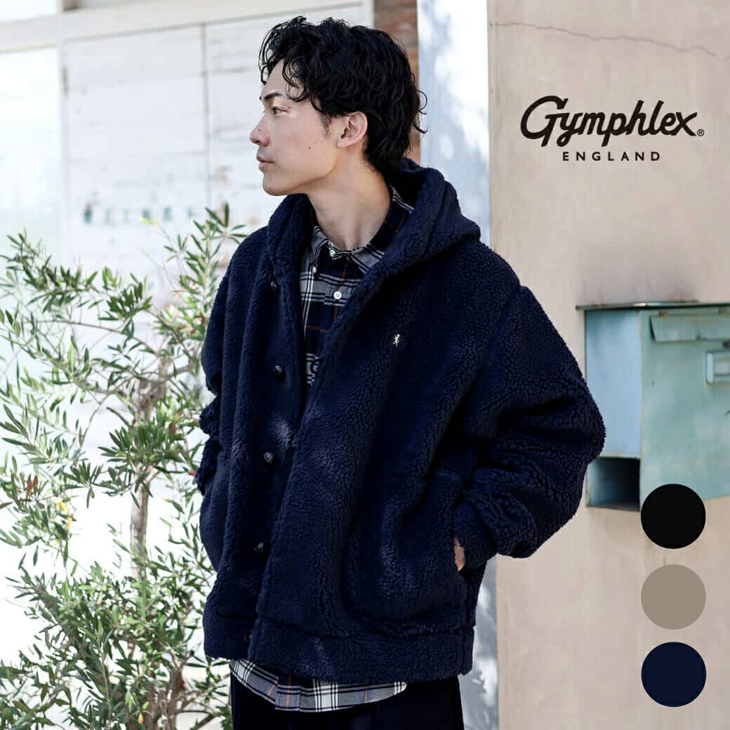 楽天市場】16(L) ジムフレックス ボア ジップ フードジャケット ジップ