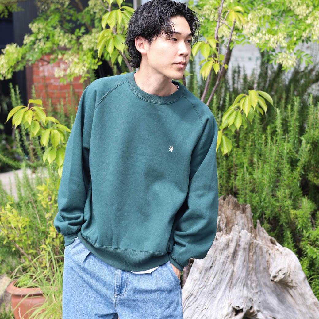 Gymphlex ジムフレックス メンズ T/C フリース スウィングスリーブ クルーネック プルオーバー T/C FLEECY SWING SLEEVE CREW NECK P.O. GY-C0292TCF ボーンフリー BORN FREE