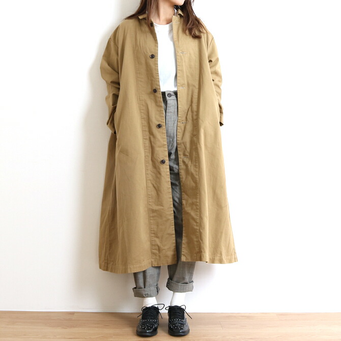 【6/4 20:00~6/11 9:59までP10倍】ハーベスティ HARVESTY 大層らしい厚地の外套 OVER COAT A31803 レディース ボーンフリー BORN FREE
