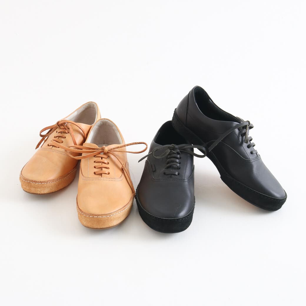 【6/4 20:00~6/11 9:59までP10倍】Hender Scheme エンダースキーマ ハウツー物 インダストリアル 生成物04 スニーカー 牛皮 豚革 6大いさ black natural 貨物輸送無料 ヌメ革