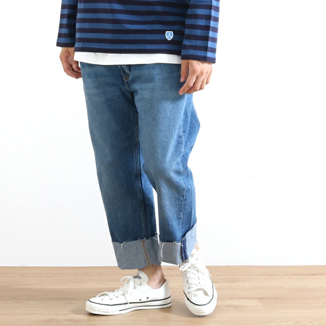 【4/4 20:00～4/10 9:59までP10倍】リーバイス Levi's 501 カスタムプリーツ カットオフ ミディアムインディゴ BUNKERINDIGO 14oz 52436-0001 メンズ ボーンフリー BORN FREE 8,140円