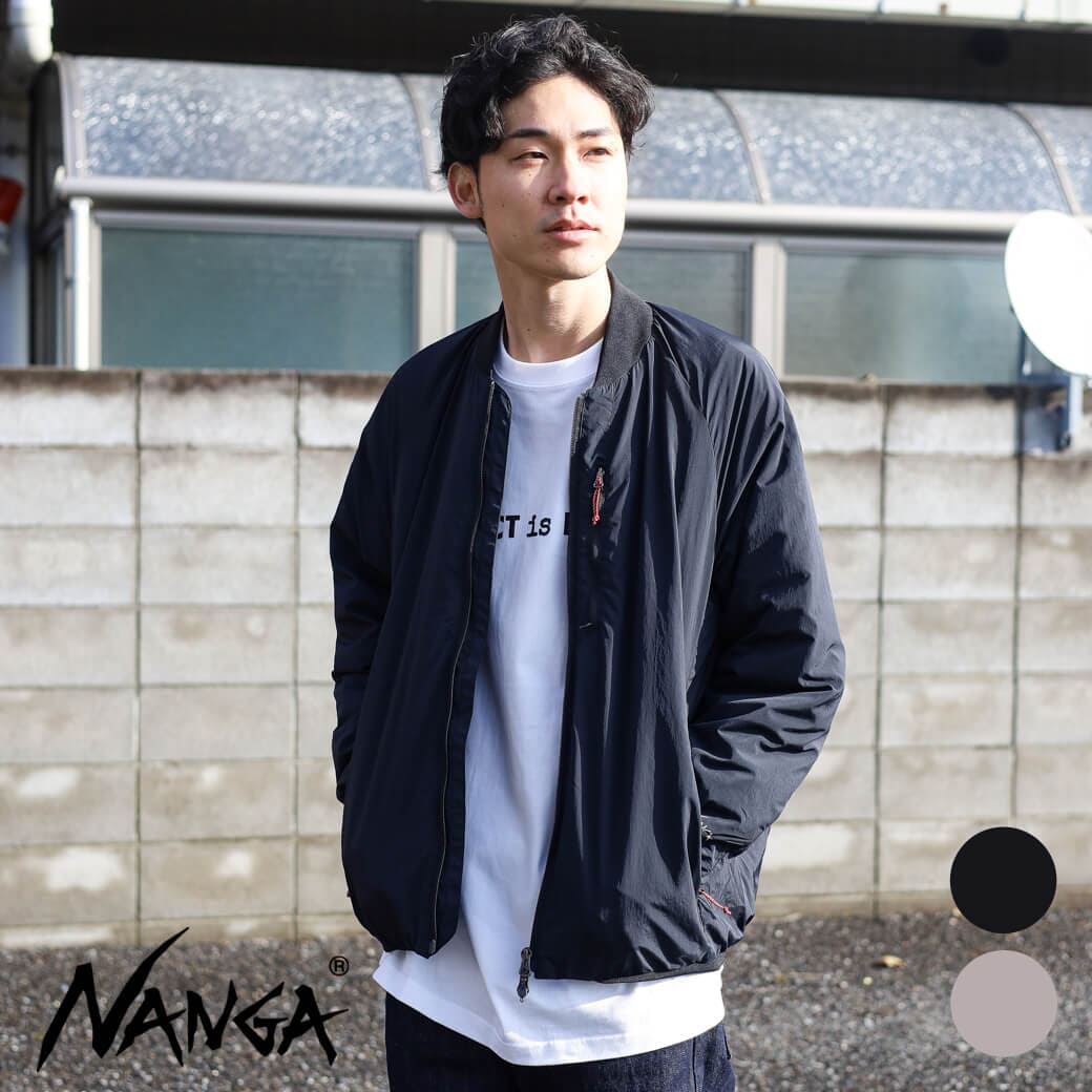 【4/4 20:00～4/10 9:59までP10倍】NANGA ナンガ ソフトダウンバーシティブルゾン soft down varsity blouson メンズ アウター 2025年 送料無料 n2500-0j001a
