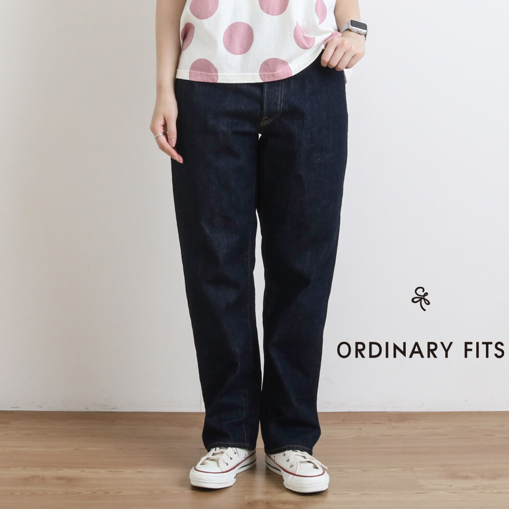 【4/4 20:00～4/10 9:59までP10倍】ORDINARY FITS オーディナリーフィッツ タイプルーズワンウォッシュ ユニセックス レディース メンズ パンツ デニム セルヴィッチ 14oz
