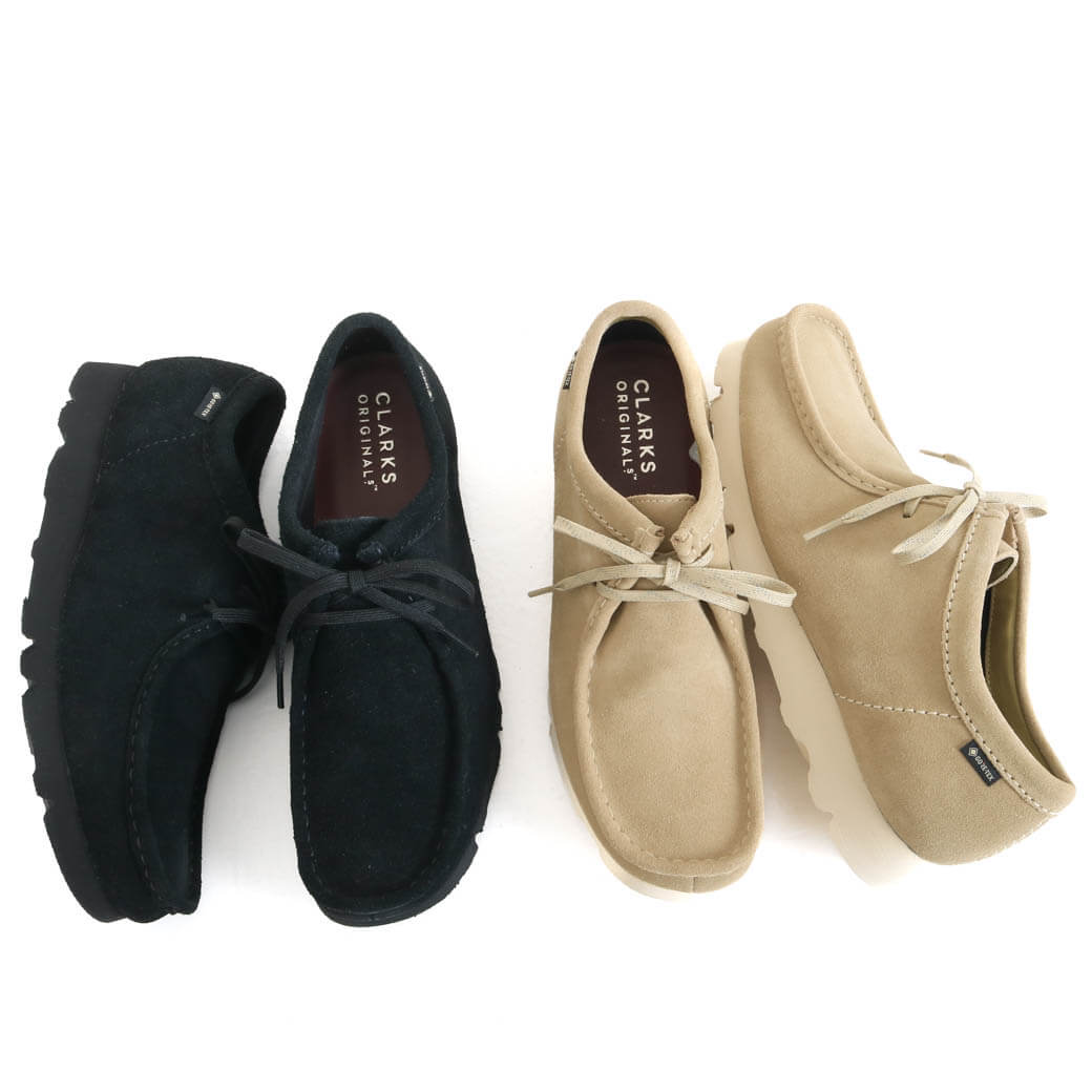 【6/4 20:00~6/11 9:59までP10倍】クラークス CLARKS Wallabee GTX メンズ ワラビー ゴアテックス 小物 靴 シューズ 貨物輸送無料 1298261 黒いこと79251 メープル72074