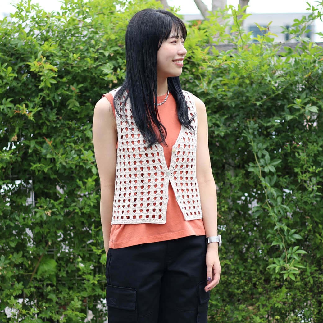 IHATOV イーハトーブ タンクトップ High twist cotton gauze jersey sleeveless IH07-24SS-73416 レディース コットン ノースリーブ シアー WHITE 楽天市場】IHATOV イーハトーブ タンクトップ High twist cotton