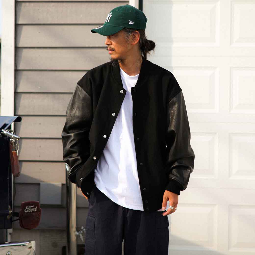 【LRG】リアルレザー　コンビ　チーム　キャプテン　スタジャン fit=scale-down,w=1200