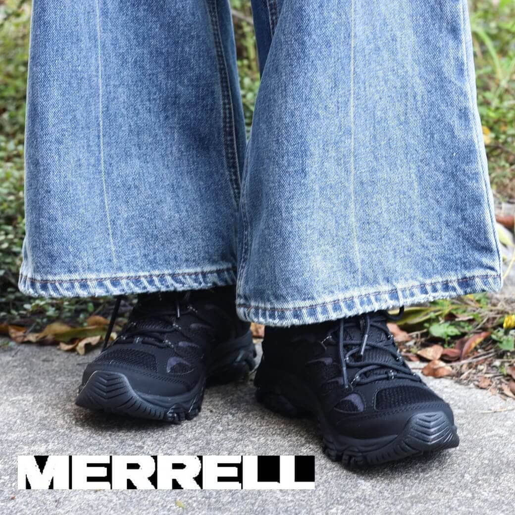 MERRELL メレル MERRELL MOAB 3 SYNTHETIC GORE-TEX モアブ 3 シンセティック ゴアテックス レディース 春夏 練りあわせるなめし革 メッシュ 天然ゴム 黒いこと 6h 7 7h 23.5糎 24.0糎 24.5糎