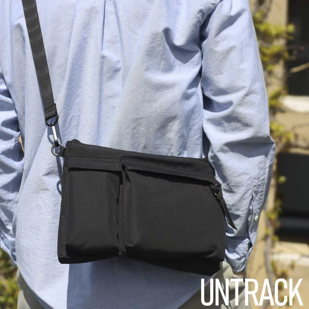 【4/14 20：00～4/17 9：59までP10倍】UNTRACK アントラック ヘルメットショルダー S 2025年 ユニセックス 小物 カバン ショルダー バッグ 送料無料 ナイロン black