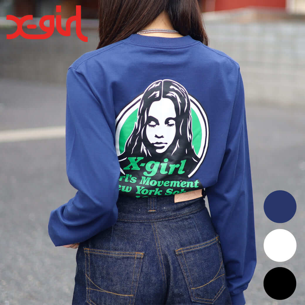 楽天市場】エックスガール Tシャツ X-girl FACE L/S TEE 長袖Tシャツ